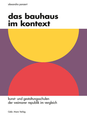 cover image of Das Bauhaus im Kontext